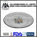Decal printed customized enamel plate